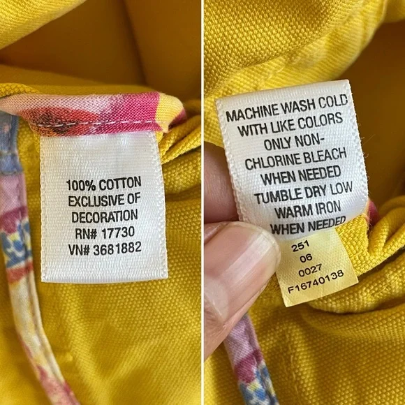 Vintage Y2K yellow fiorucci double breasted cotton canvas peacoat trench coat - Picture 16 of 17